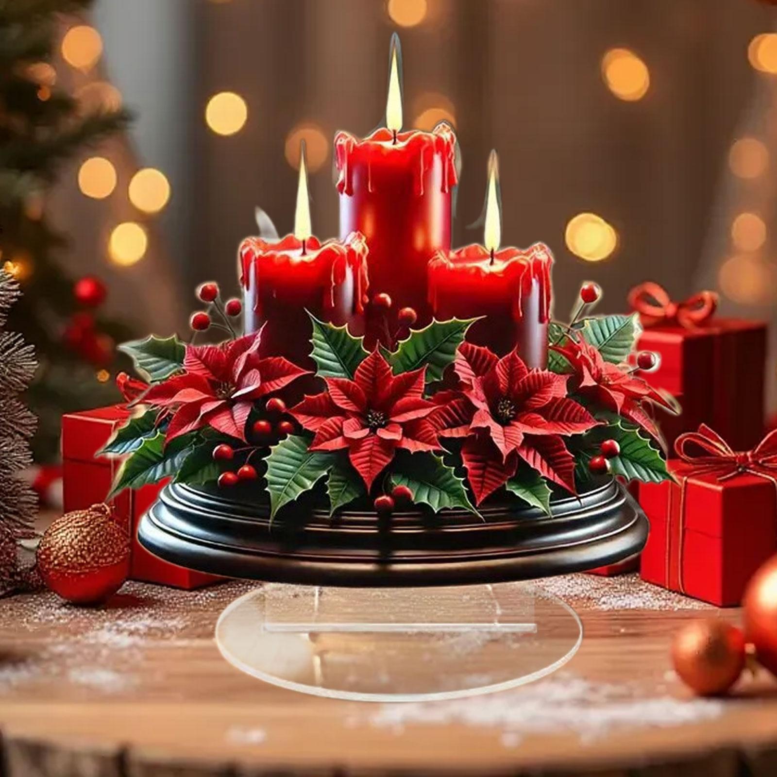 Candle Supplies Europe - Decoraciones navideñas, decoración de escritorio plana