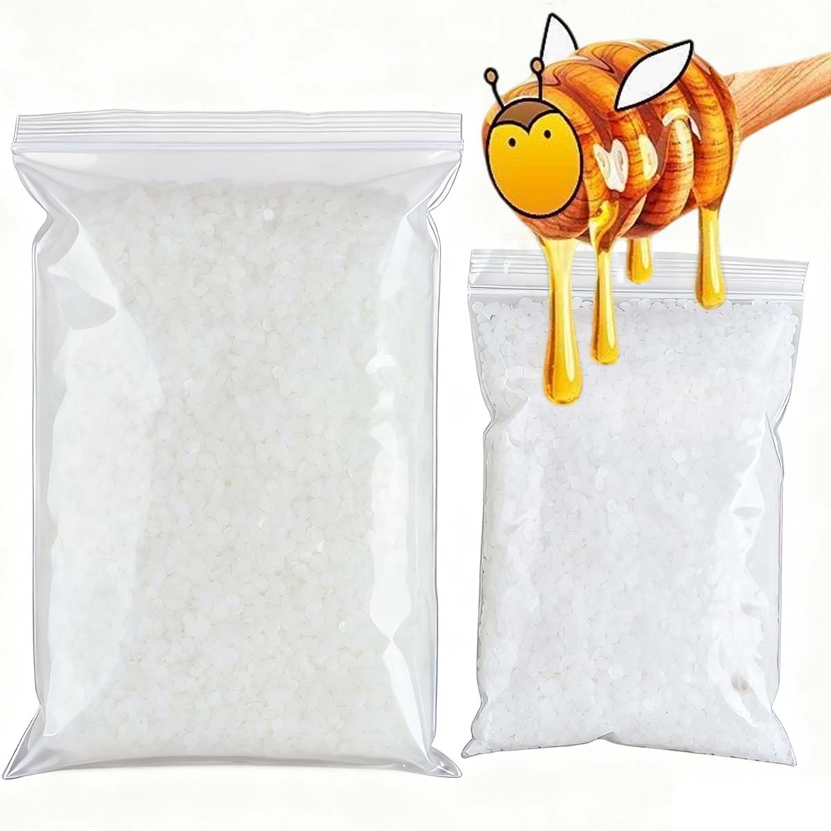 Candle Supplies Storage - Cera de abejas blanca de 200g-1000g,