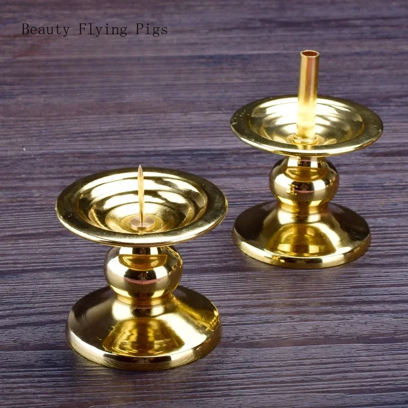 Candle Supplies Europe - Candelabro de Metal, candelabros de mantequilla,