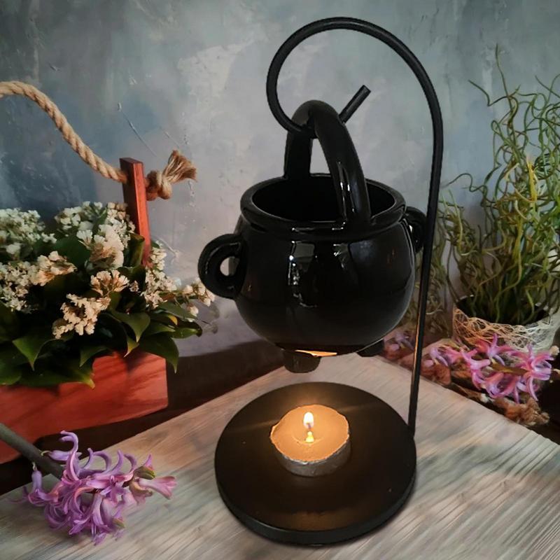 Candle Supplies Essential Oils - Quemador de cera de caldero colgante,