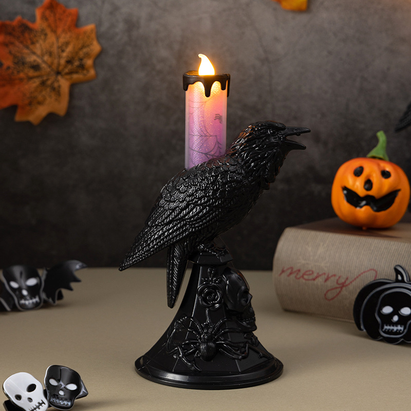 Candelabro de estatua de cuerv - Candle Supplies Europe reseña y precio