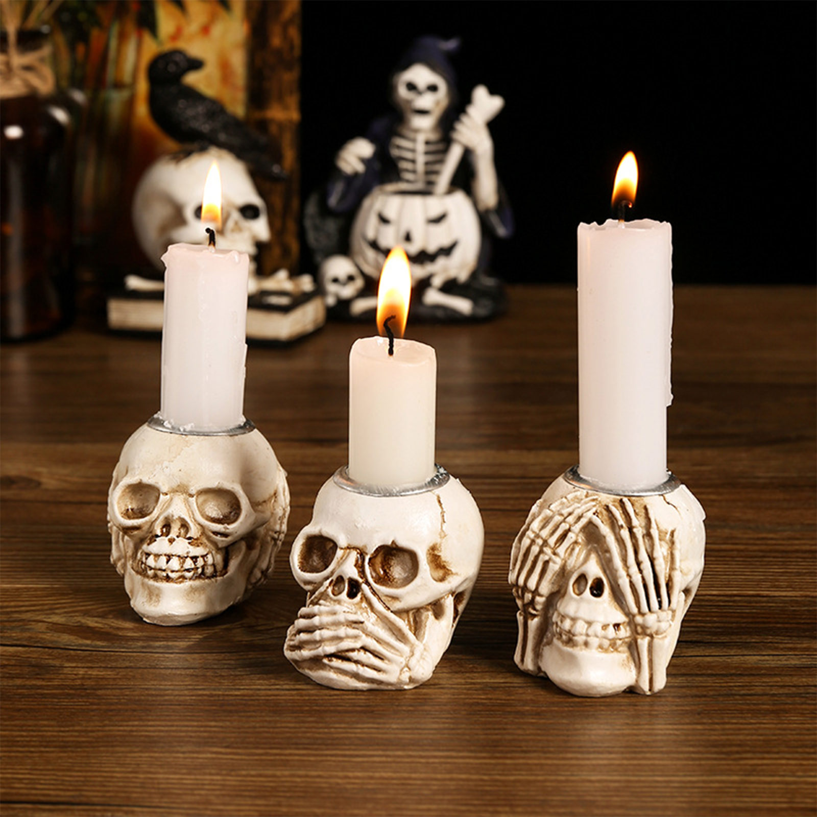 Portavelas de calavera de Hall - Candle Supplies Europe reseña y precio