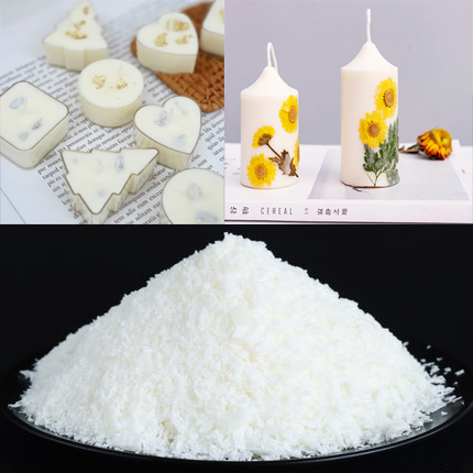 250g/500g cera de soja Natural - Candle Supplies Storage reseña y precio