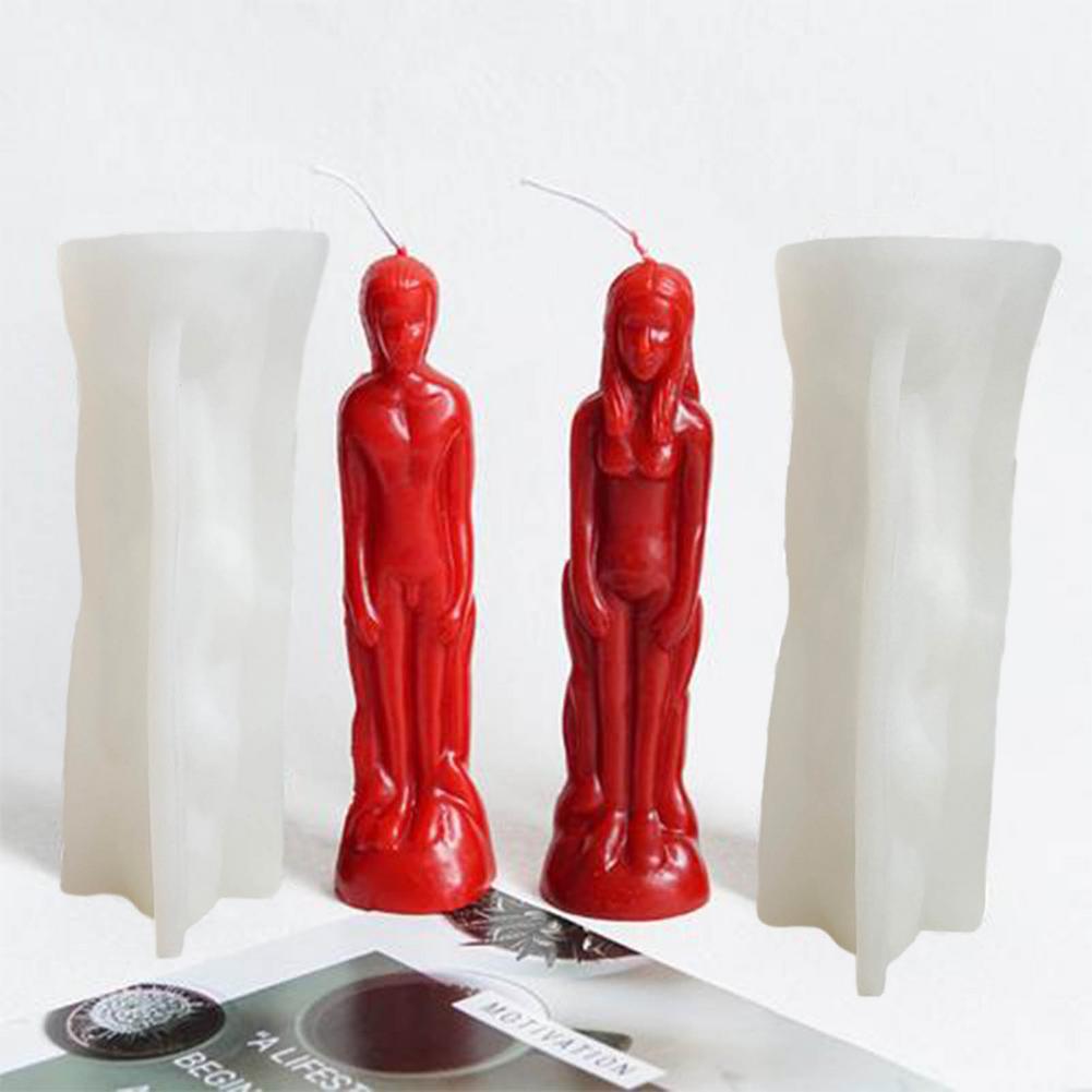 Molde de vela humanoide para h - Candle Supplies Storage reseña y precio