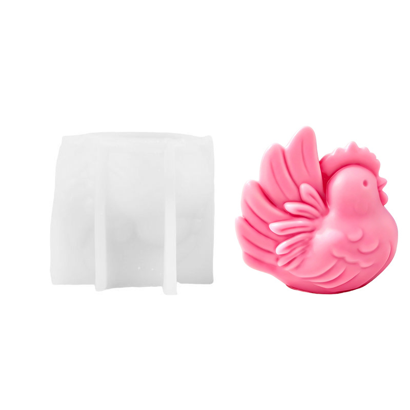 Molde de silicona de gallina d - Candle Supplies Storage reseña y precio